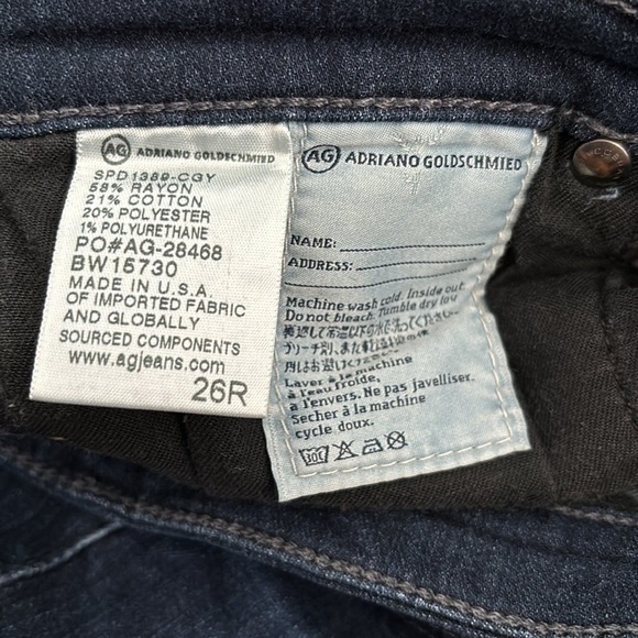 ADRIANO GOLDSCHMIED The Legging Ankle Blue Jeans Size 26 - Picture 6 of 11